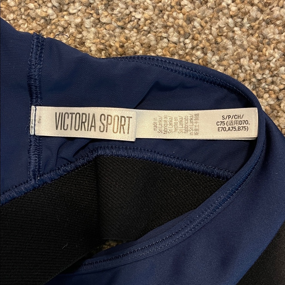 Victoria's Secret Racerback Sports Bra Set - Navy, Plum, marled black, White - Picture 10 of 14